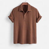 Camisa Polo - Cuello de Malha Jacquard