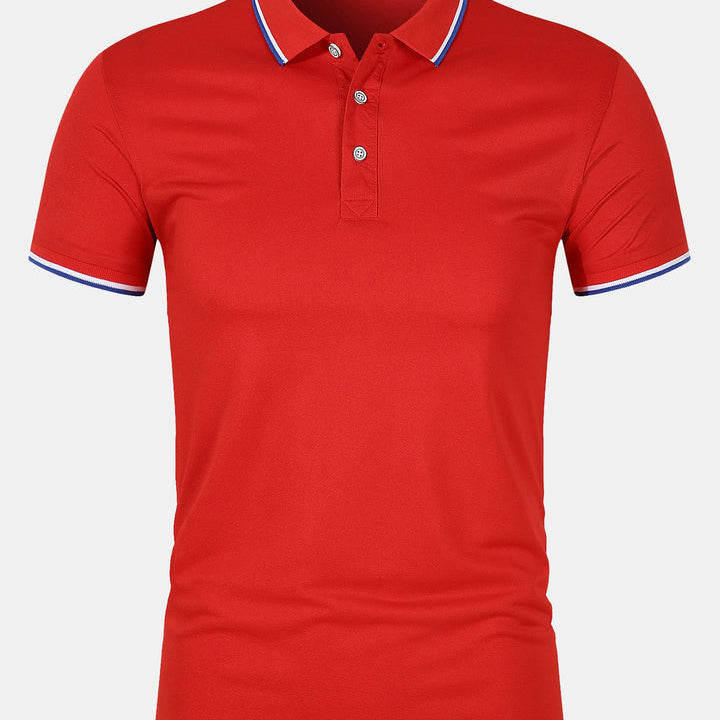Camisa Polo - Cierre de Botón de Tejido