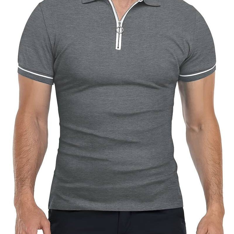 Camisa Polo - Cuello con Cremallera Transpirable