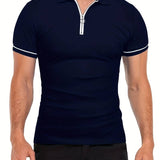 Camisa Polo - Cuello con Cremallera Transpirable
