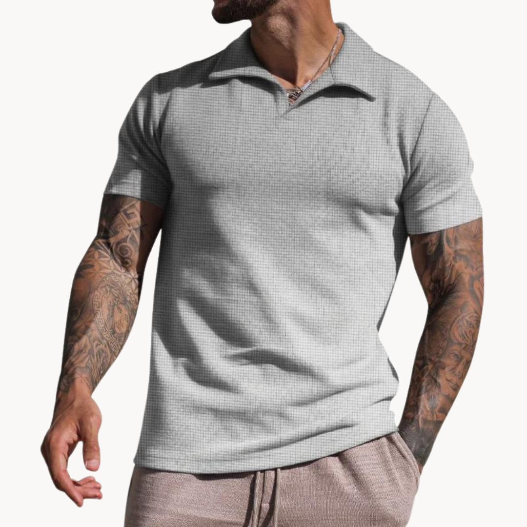 Polo - Fibras Teñidas Cuello Johnny