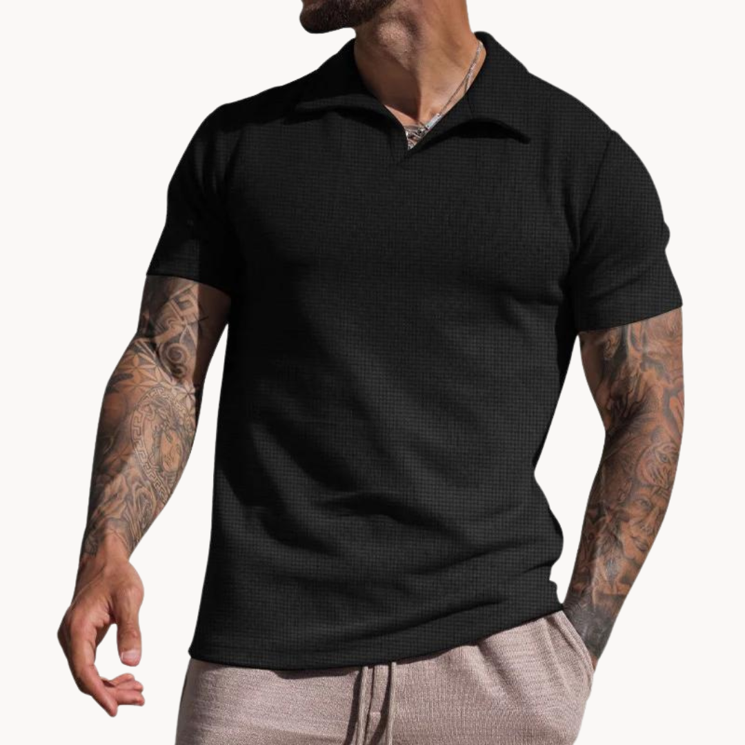 Polo - Fibras Teñidas Cuello Johnny