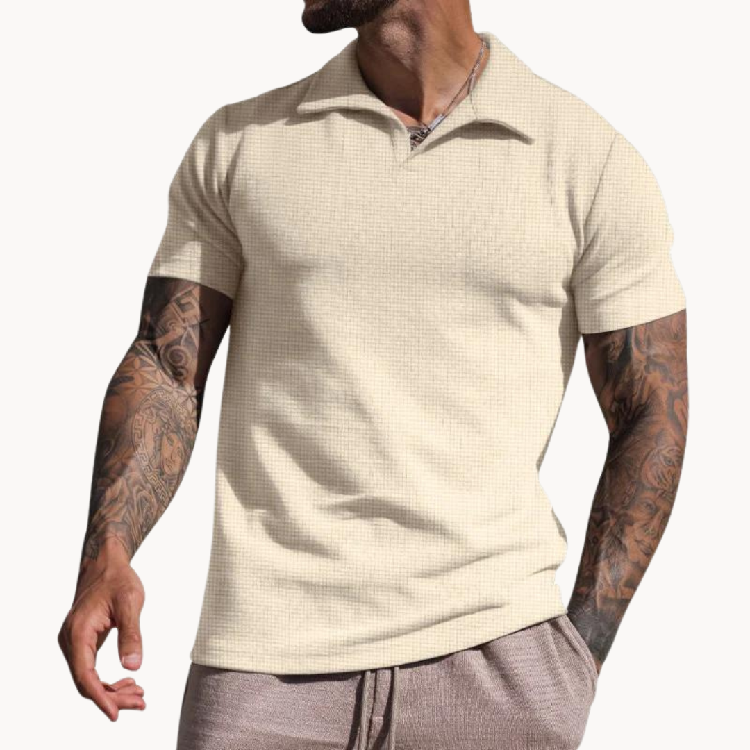 Polo - Fibras Teñidas Cuello Johnny