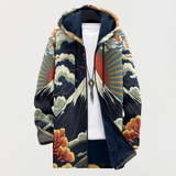 Sudadera con patrón de amanecer