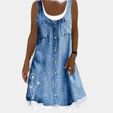 Vestido de Jeans Suave y Elegante