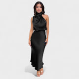 Alba - Vestido Satin Elegance