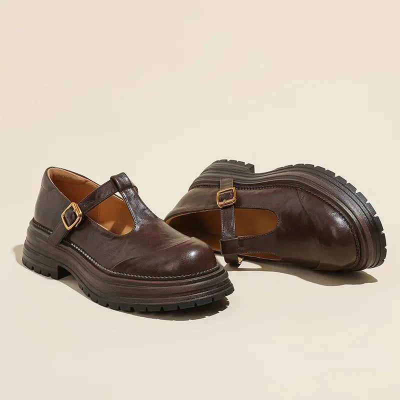 Mary Janes - Zapato Elegante de Cuero