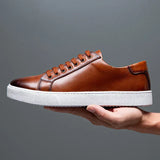 Gonçalo - Zapatillas de Cuero Italiano
