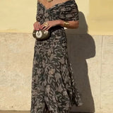 Luana - Vestido elegante con escote en V