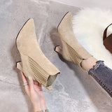 Rita - Botas con plataforma de ante