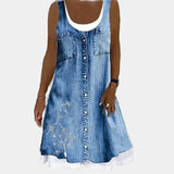 Vestido de Jeans Suave y Elegante