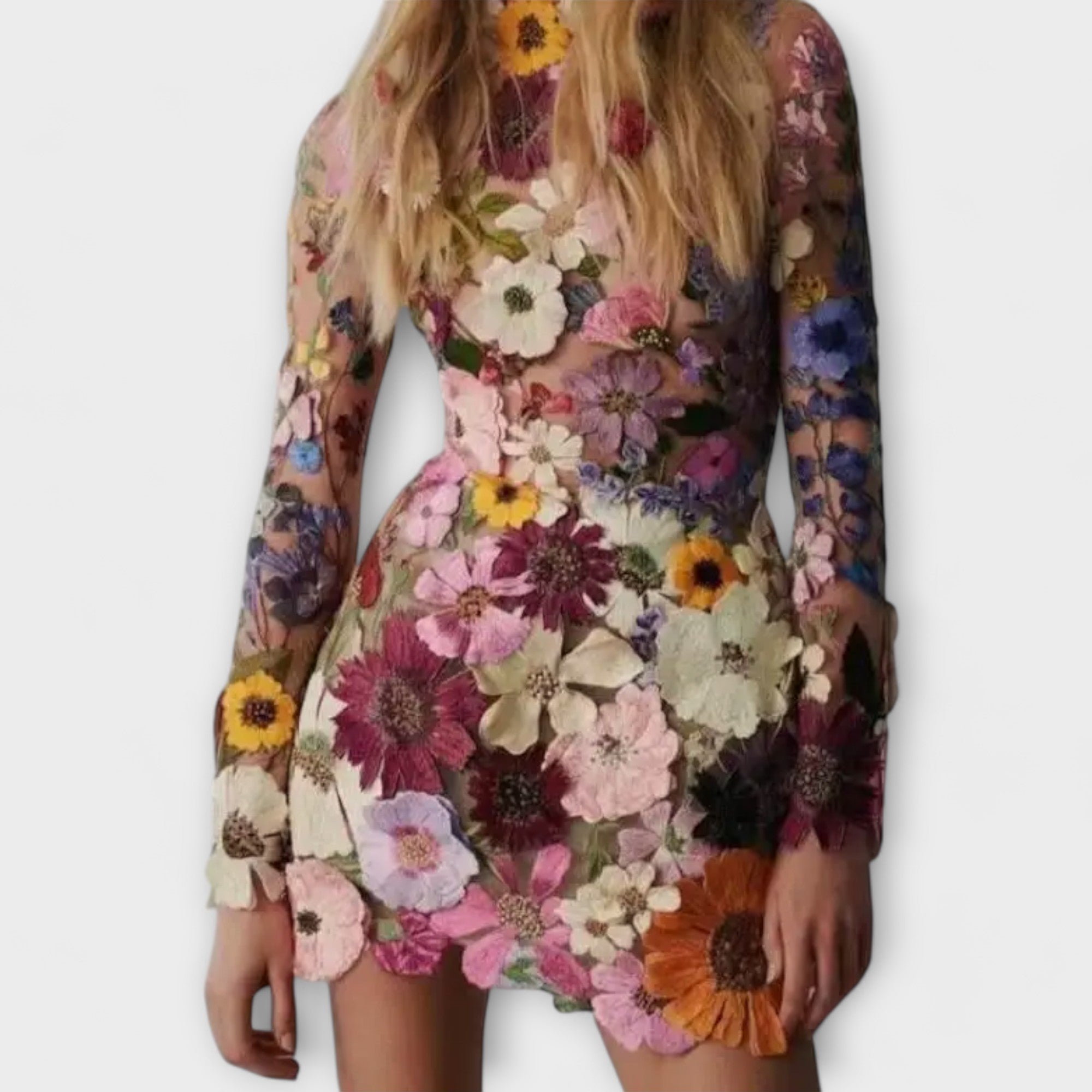 Dolores - Vestido con estampado de flores