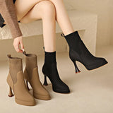 Eugénia - Botas con plataforma, Confort y Elegancia Femenina