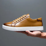 Gonçalo - Zapatillas de Cuero Italiano