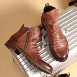 Paulo - Botas Chelsea de Cuero