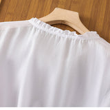 Cassiana - Blusa de Algodón y Lino