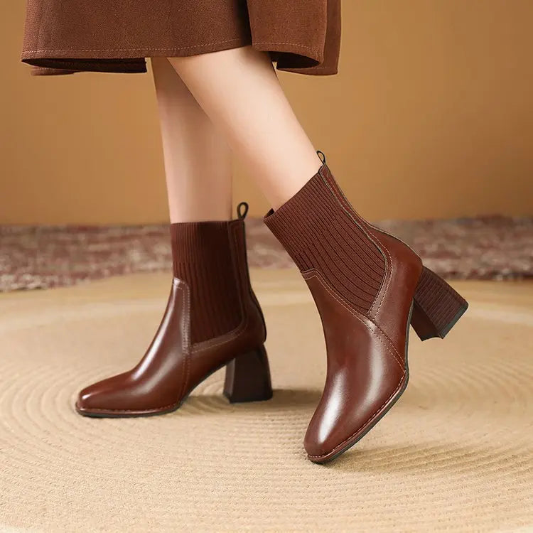 Cátia - Botas elegantes con plataforma
