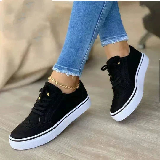 Xana - Zapatillas con Cordones para Mujer