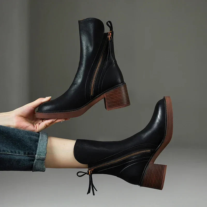 Clara - Botas de piel