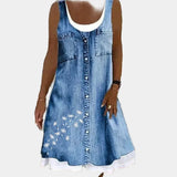 Vestido de Jeans Suave y Elegante