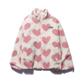 Cecília - Abrigo reversible de corazones