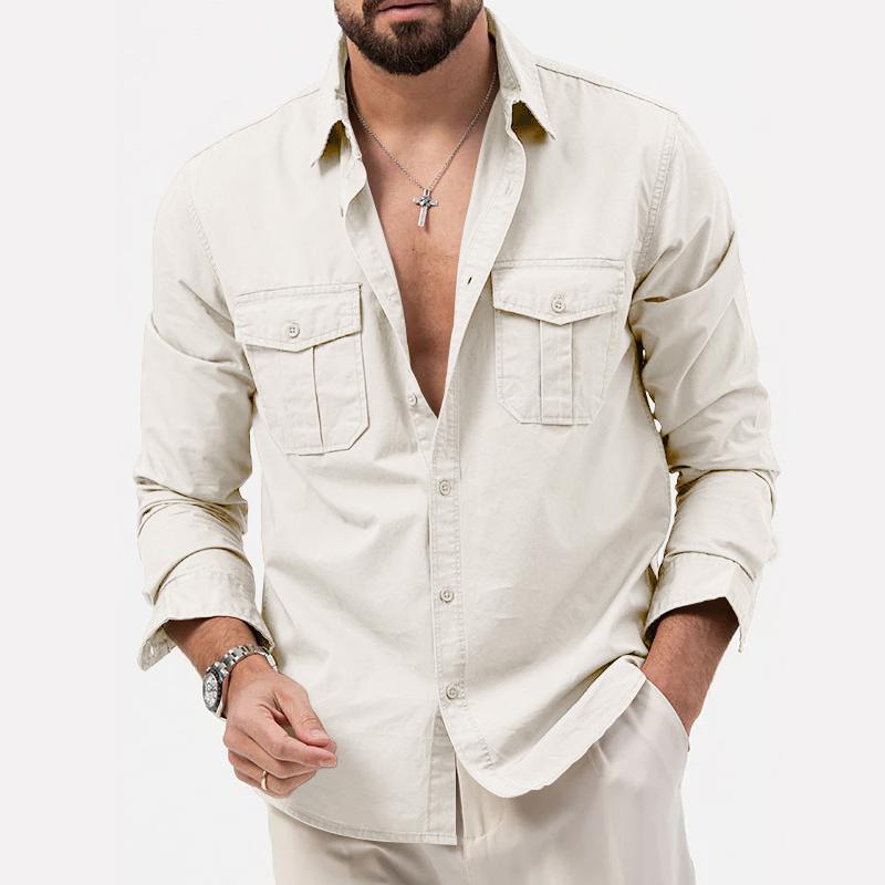 Camisa - Bolsillos Cargo Confort Térmico