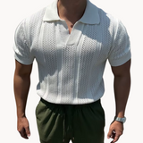 Camisa - Tejido de Malla con Cuello Abierto