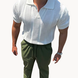 Camisa - Tejido de Malla con Cuello Abierto