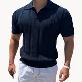Camisa - Tejido de Malla con Cuello Abierto