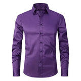 Camisa - Mezcla de Poliéster Sin Arrugas