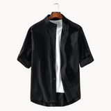 Camisa - Cuello Mandarín Elegante
