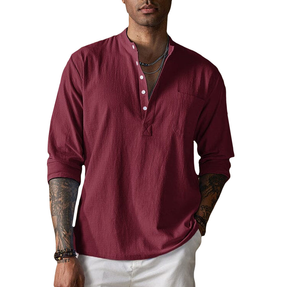 Camisa - Textura Arrugada Transpirable
