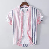 Camisa - Diseño a Rayas Transpirable