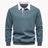 Sudadera Polo Mezcla Suave - Flexible