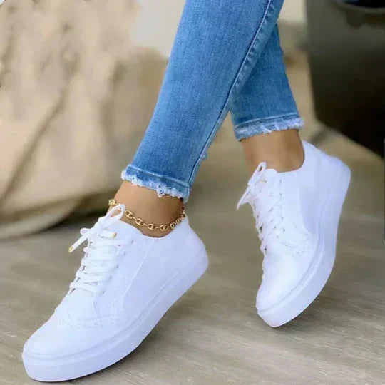 Xana - Zapatillas con Cordones para Mujer