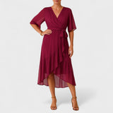 Ialina - Vestido elegante con cintura