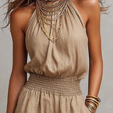 Valéria | Mono Elegante con Halter