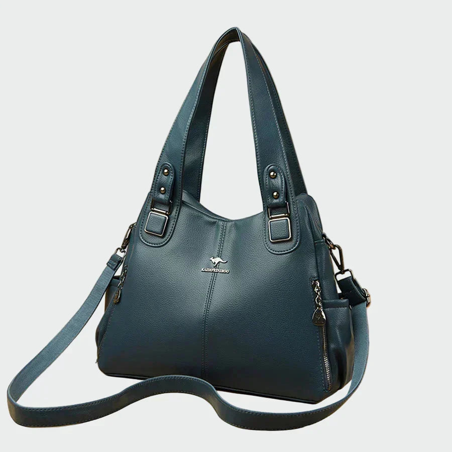 Bolso de hombro retro elegante
