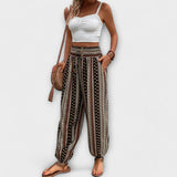Scarlett - Pantalones con gráficos étnicos