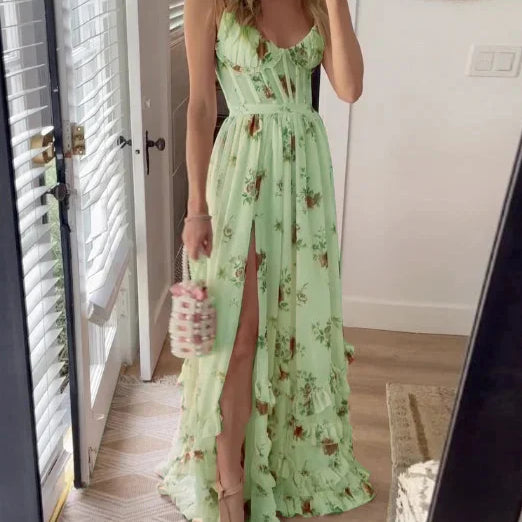 Sónia - Vestido midi con estampado floral
