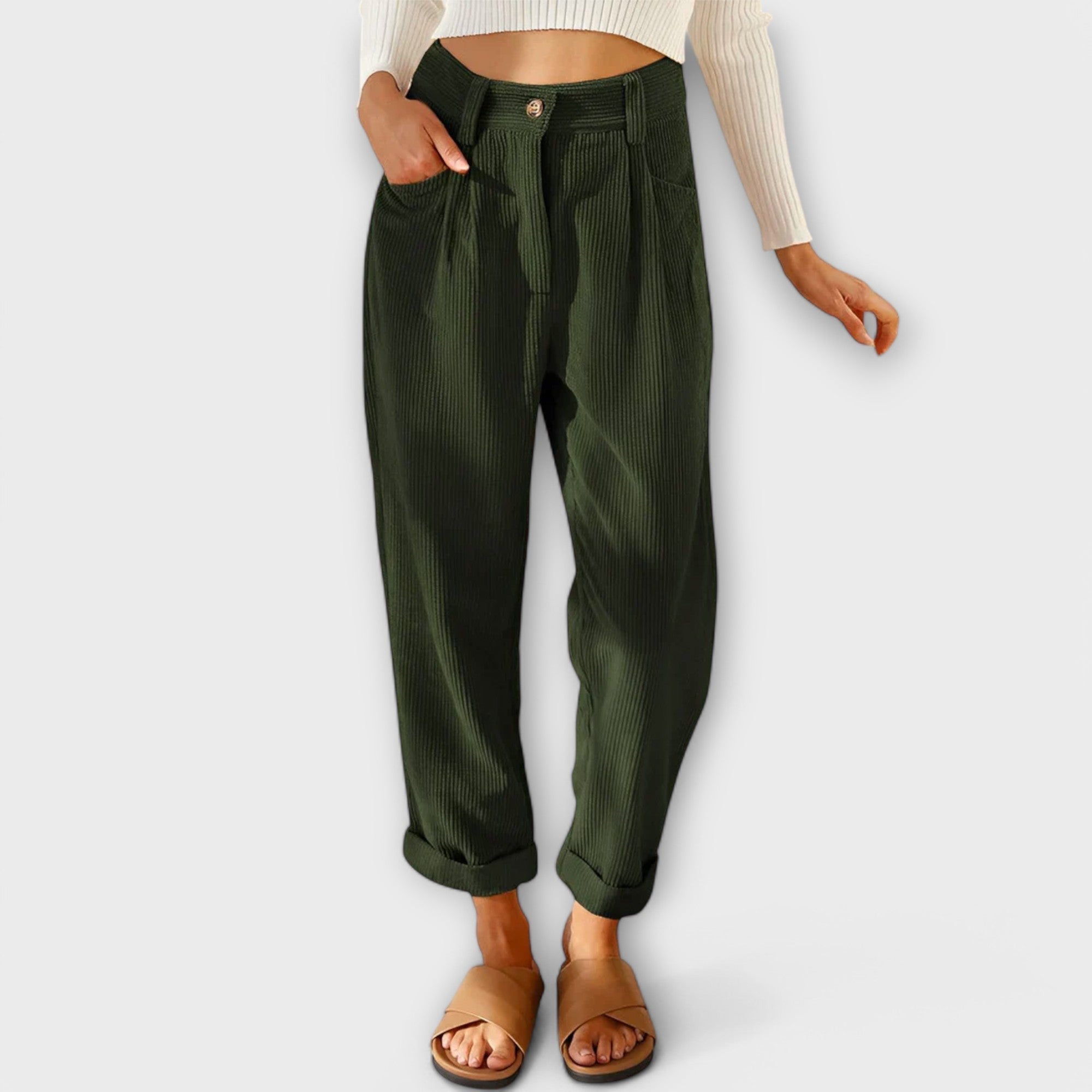 Jana - Pantalones de pana modernos