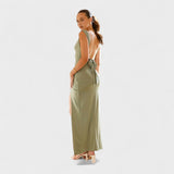 Sarela - Vestido largo con espalda descubierta