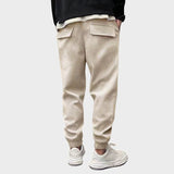 Carlos - Pantalones deportivos masculinos con cintura elástica