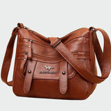Elegante bolsa de cuero