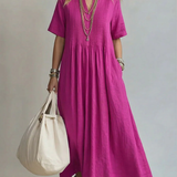 Sonia - Vestido plisado escultural