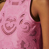 Moema - Conjunto Rosa en Encaje