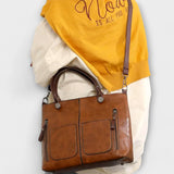 María - Bolsa de cuero elegante