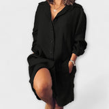 Clara - Blusa casual de lino