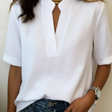 Élise — Blusa elegante con cuello refinado