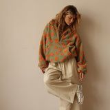 Daisy - Sudadera de Forro Polar Floral